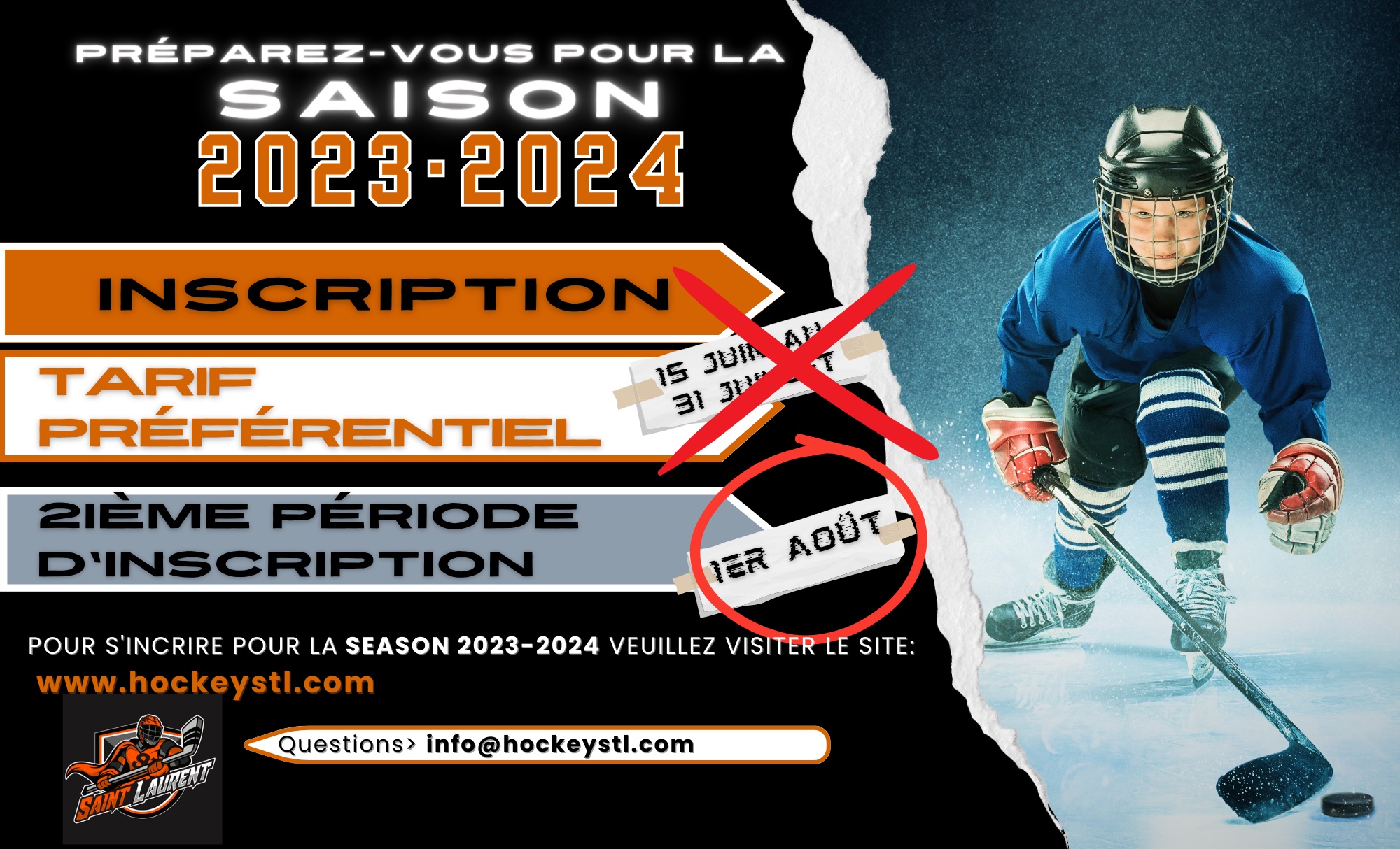 2e periode d'INSCRIPTION HSL SAISON 2023-24 - 1